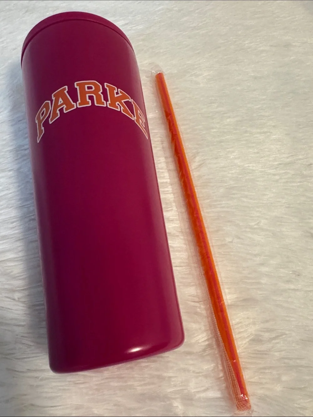 Parke x Dunkin Stainless Steel 22oz tumbler - Hot Pink LIMITED EDITION